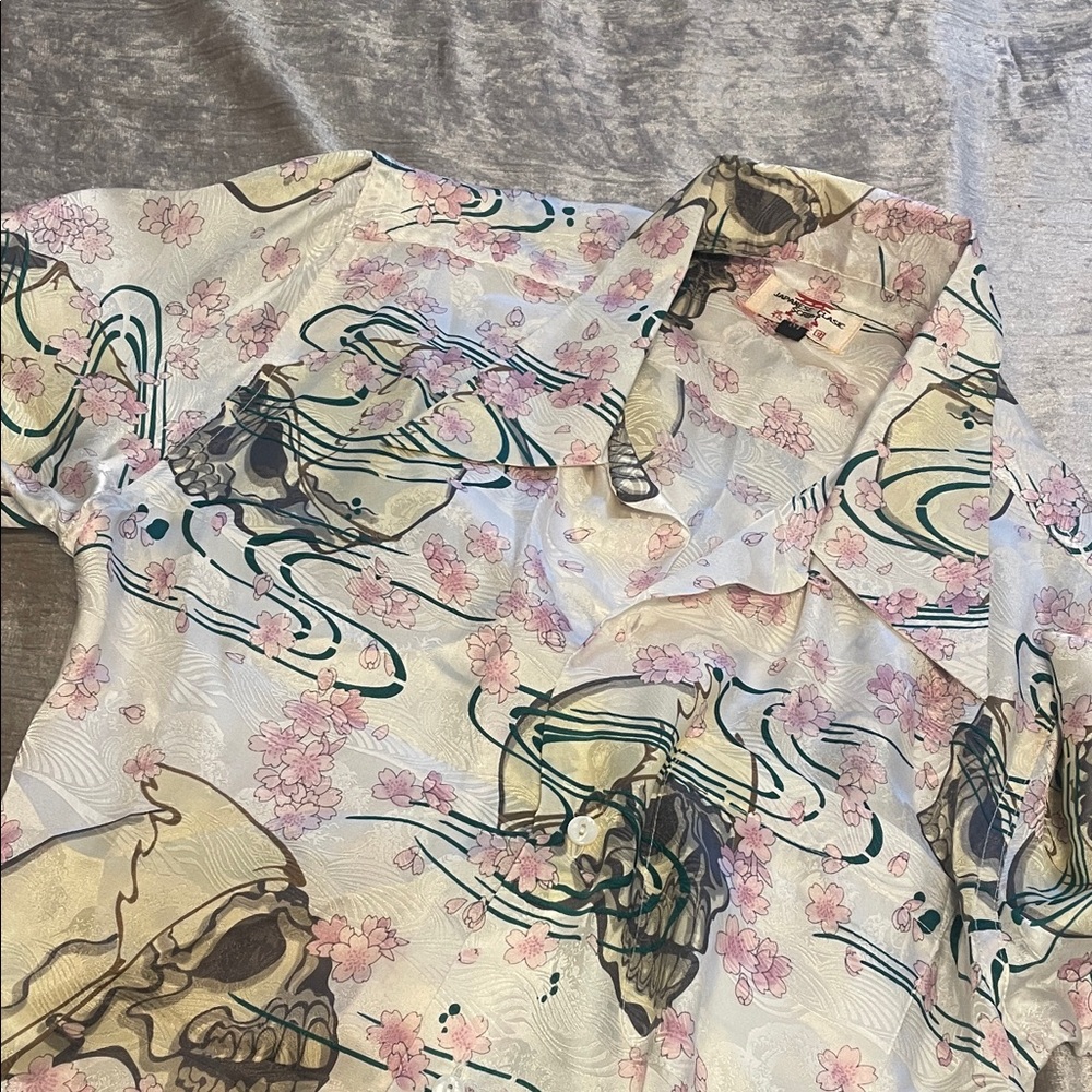 Retro Skull Print Shirt